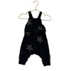 Nununu Black Star One-Piece Overalls - Size 0-6 Mo