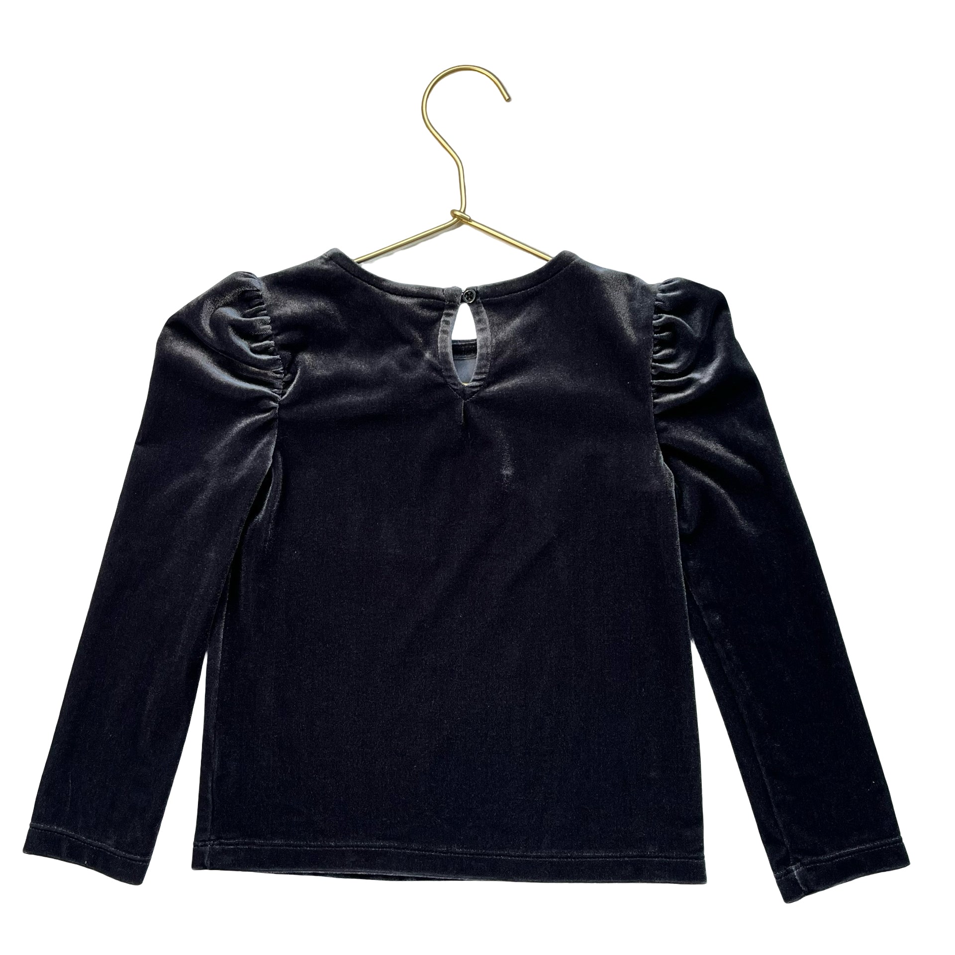 Baby Gap Gray Velour Top - Size 3