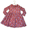 Jacadi Pink, Teal, Orange, Floral Dress - Size 6A