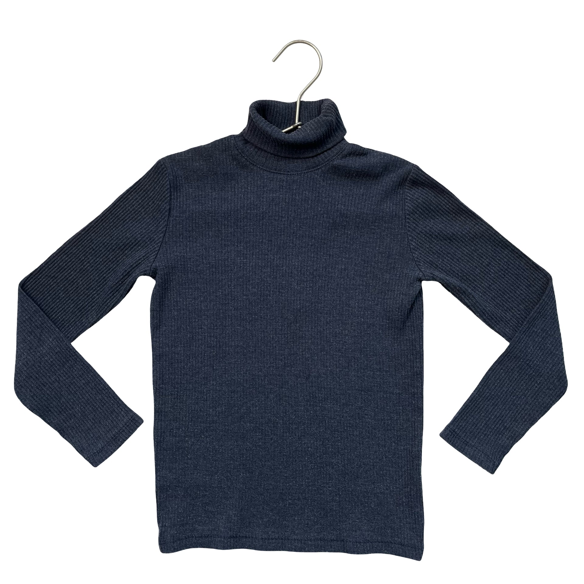 Zara Heather Navy Ribbed Turtleneck - Size 9