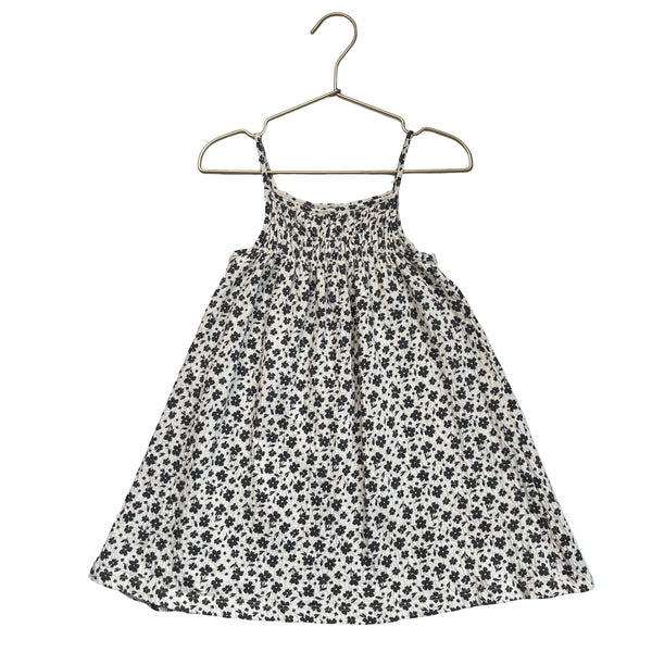 Zara Ivory & Gray Floral Sleeveless Dress - Size 6