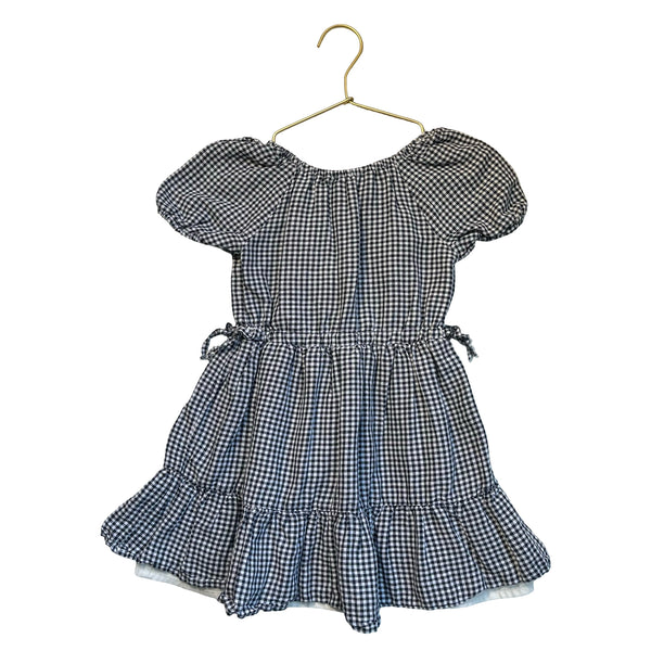 Crewcuts Navy & White Check Dress - Size 4