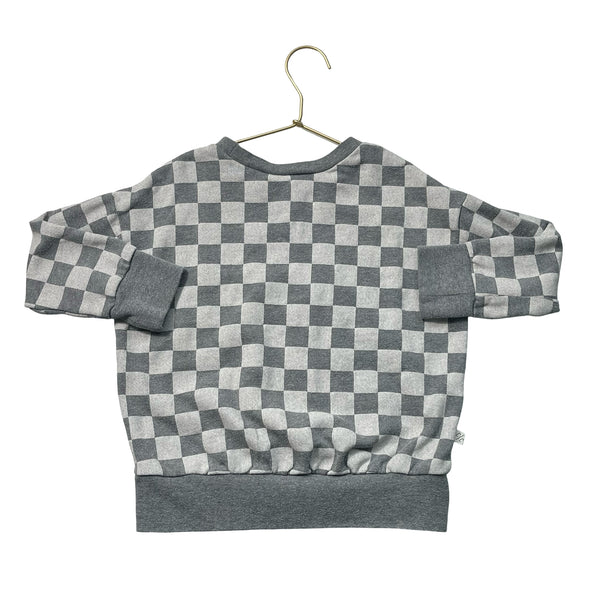 Childhoods Clothing Gray Check Sweatshirt - Size 5T