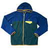 Patagonia Blue & Green Hooded Fleece Jacket - Size L 12