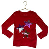 Crewcuts Red Star Flip-Sequin Shirt - Size XS 4-5