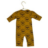 Kate Quinn Yellow Bee Print One-Piece - Size 0-3 Mo
