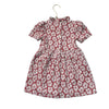 Janie and Jack Dusty Rose & White Flower Print Dress - Size 3