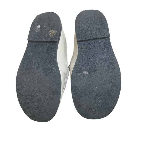 Zara Tan Patent Flower Loafers - Size 27 (10)