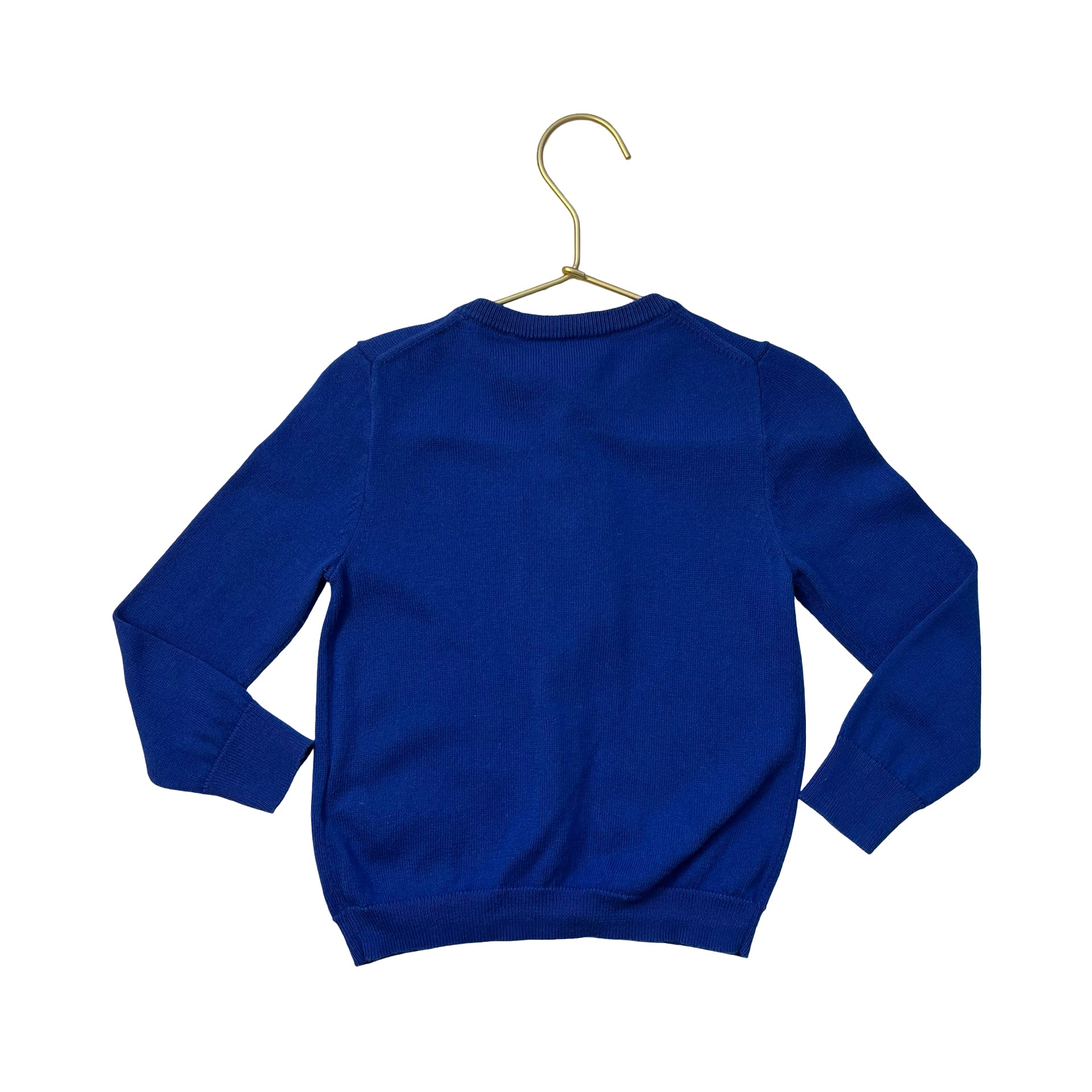 Crewcuts Blue Sparkle-Button Cotton Cardigan Sweater - Size XXS 2-3