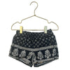 Crewcuts Black & Ivory Print Shorts - Size 4