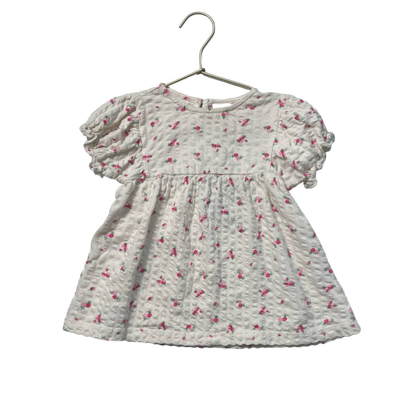 Zara Pale Pink Floral Dress - Size 12-18 Mo