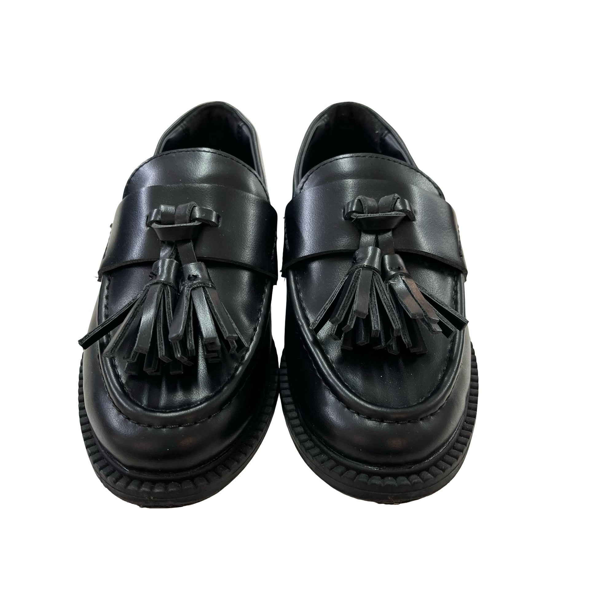 Zara Black Tassel Loafers - Size 29 (12)