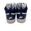 Nike Court Borough Mid 2 White & Blue High-Top Sneakers in Box - Size 2Y Big Kid