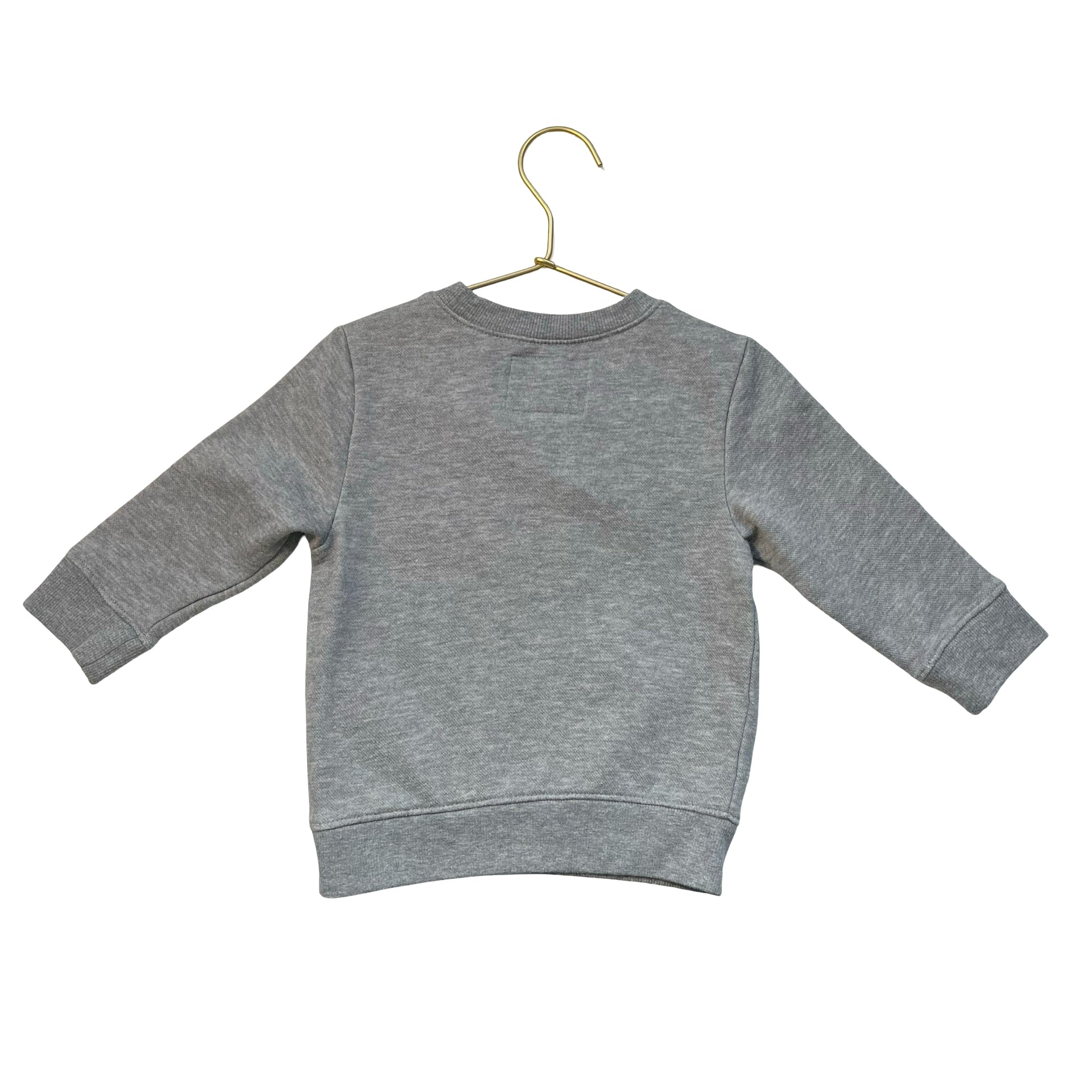 Old Navy Gray & Red 'Heart Breaker' Sweatshirt - Size 12-18 Mo
