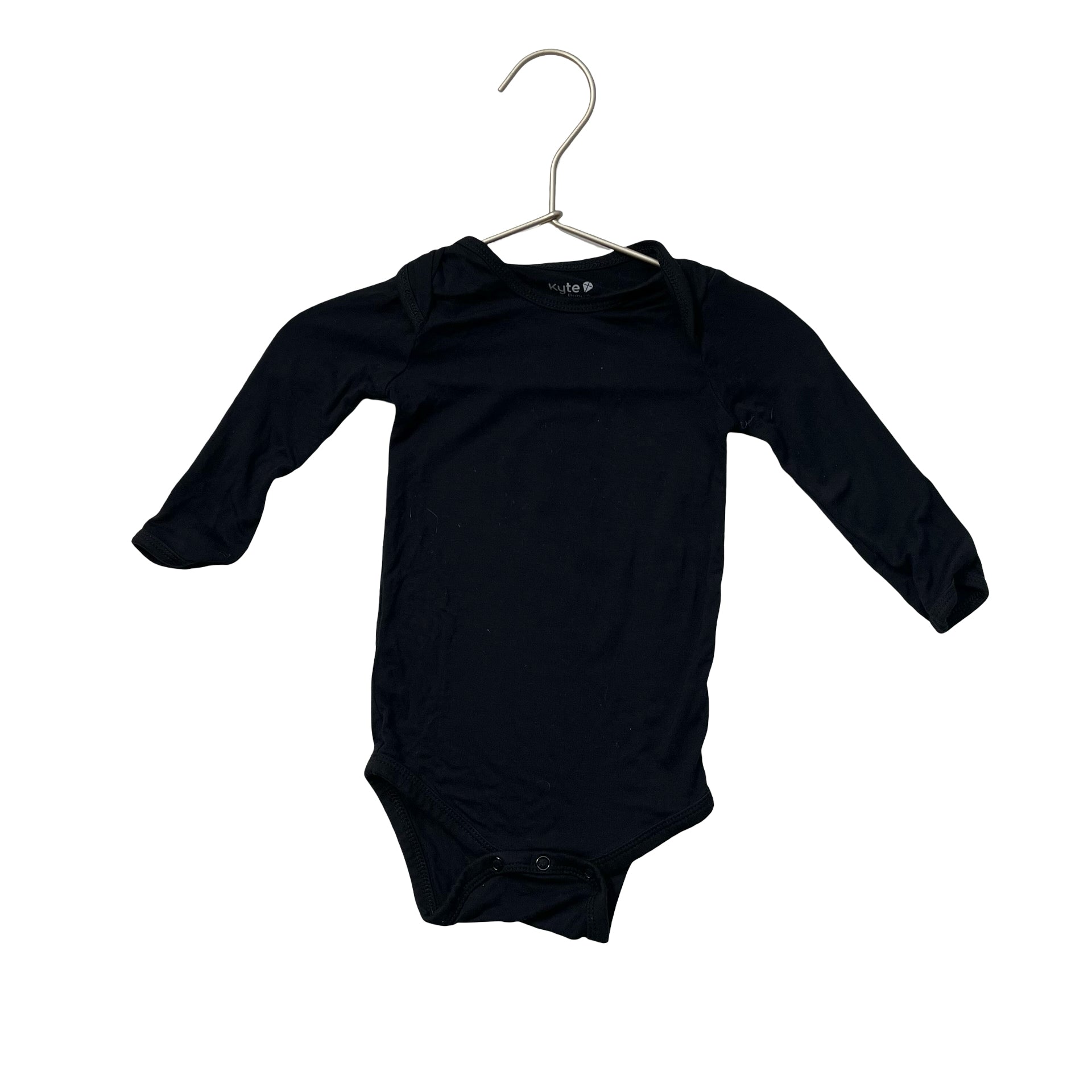 Kyte Black Onesie Bodysuit - Size 6-12 Mo