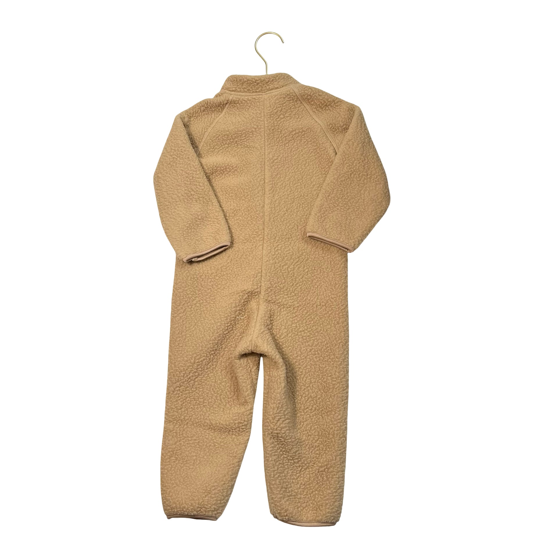 H&M Khaki Sherpa Zip Up One Piece with Tag - Size 18 Months