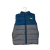Puma Gray & Teal Puffer Vest - Size XS 5-6