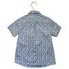 Crewcuts Blue & White Pattern Button Down Shirt - Size 4-5