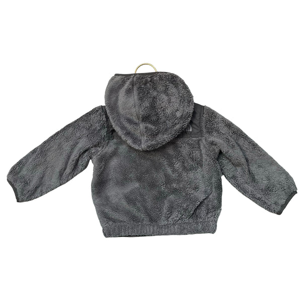 North Face Gray Sherpa Hooded Jacket - Size 6-12 Mo