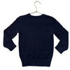 Polo Ralph Lauren Navy Cable-Knit Cotton Sweater - Size 5