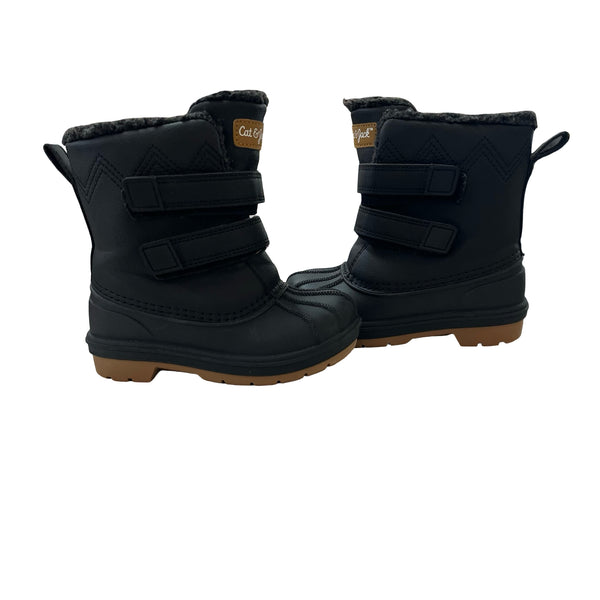 Cat & Jack Black Winter Boots - Size 9