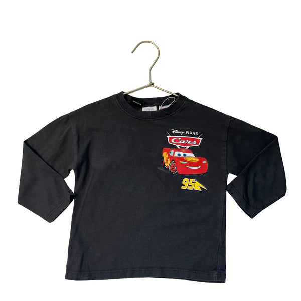 Zara x Disney Pixar Dark Gray Cars Shirt - Size 2