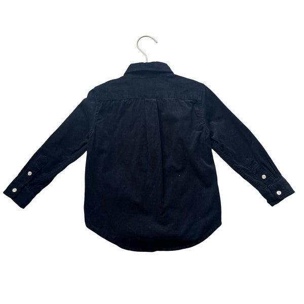 Polo Ralph Lauren Navy Corduroy Button Down Shirt - Size 3