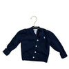 Ralph Lauren Navy Cotton V-Neck Sweater - Size 9 Mo