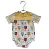 Monica + Andy Pickleball Print Onesie Bodysuit - Size 9-12 Mo