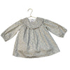 Mayoral Ivory & Green Floral Velour Dress - Size 18 Mo