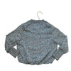 Pleat Floral Chiffon Blouse - Size 7