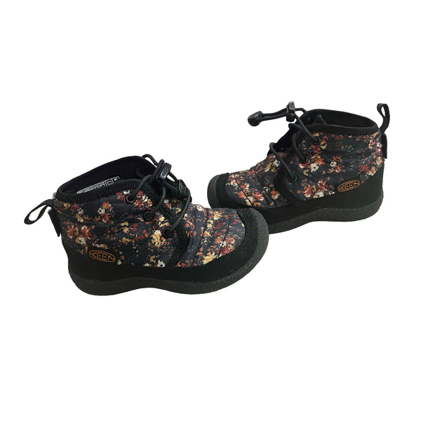 Keen Waterproof Floral Ankle Boots - Size 8