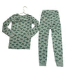 Hanna Andersson Green Turtle Print 2 Piece PJS - Size 5