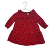 Baby Gap Red Floral Corduroy Dress - Size 18-24 Mo