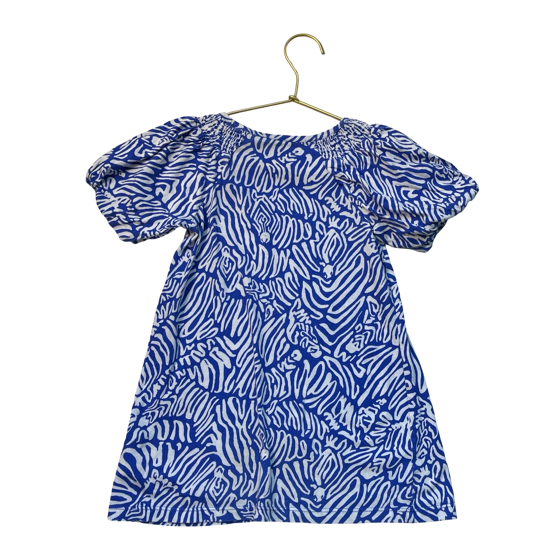 Lilly Pulitzer Blue & White Pattern Dress - Size XS 2-3