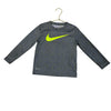 Nike Dark Gray, Black, Neon Splatter Logo Athletic Shirt - Size 3T