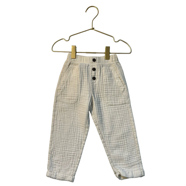 Zara Ivory Gauze Pants - Size 3