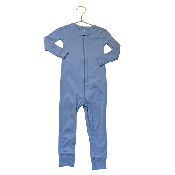 Primary Periwinkle Blue One-Piece PJs - Size 18-24 Mo