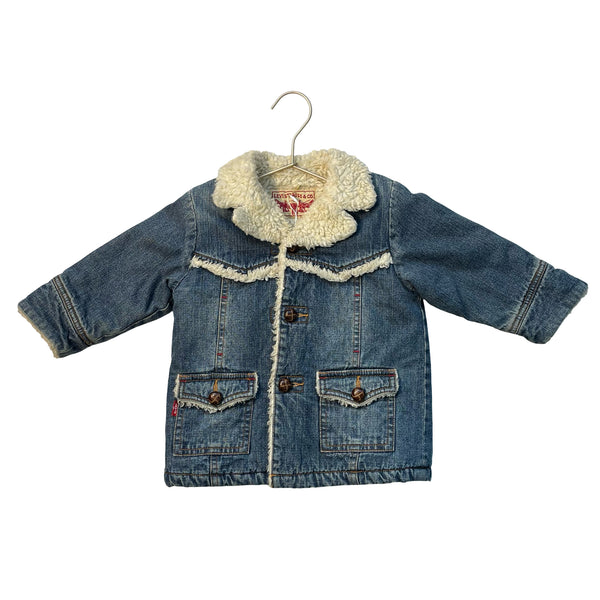 Levi's Sherpa-Lined Denim Jacket - Size 90 (3)
