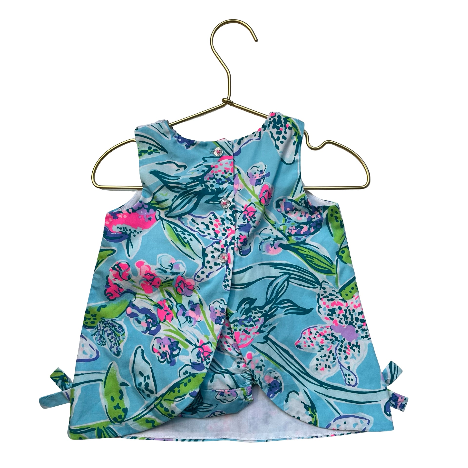 Lilly Pulitzer 'Bali Blue Sway This Way' Dress & Bloomers with Tags - 6-12 Mo