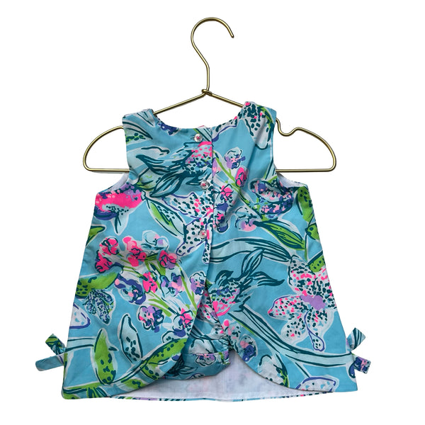 Lilly Pulitzer 'Bali Blue Sway This Way' Dress & Bloomers with Tags - 6-12 Mo