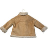 Zara Tan Faux Shearling Jacket - Size 6