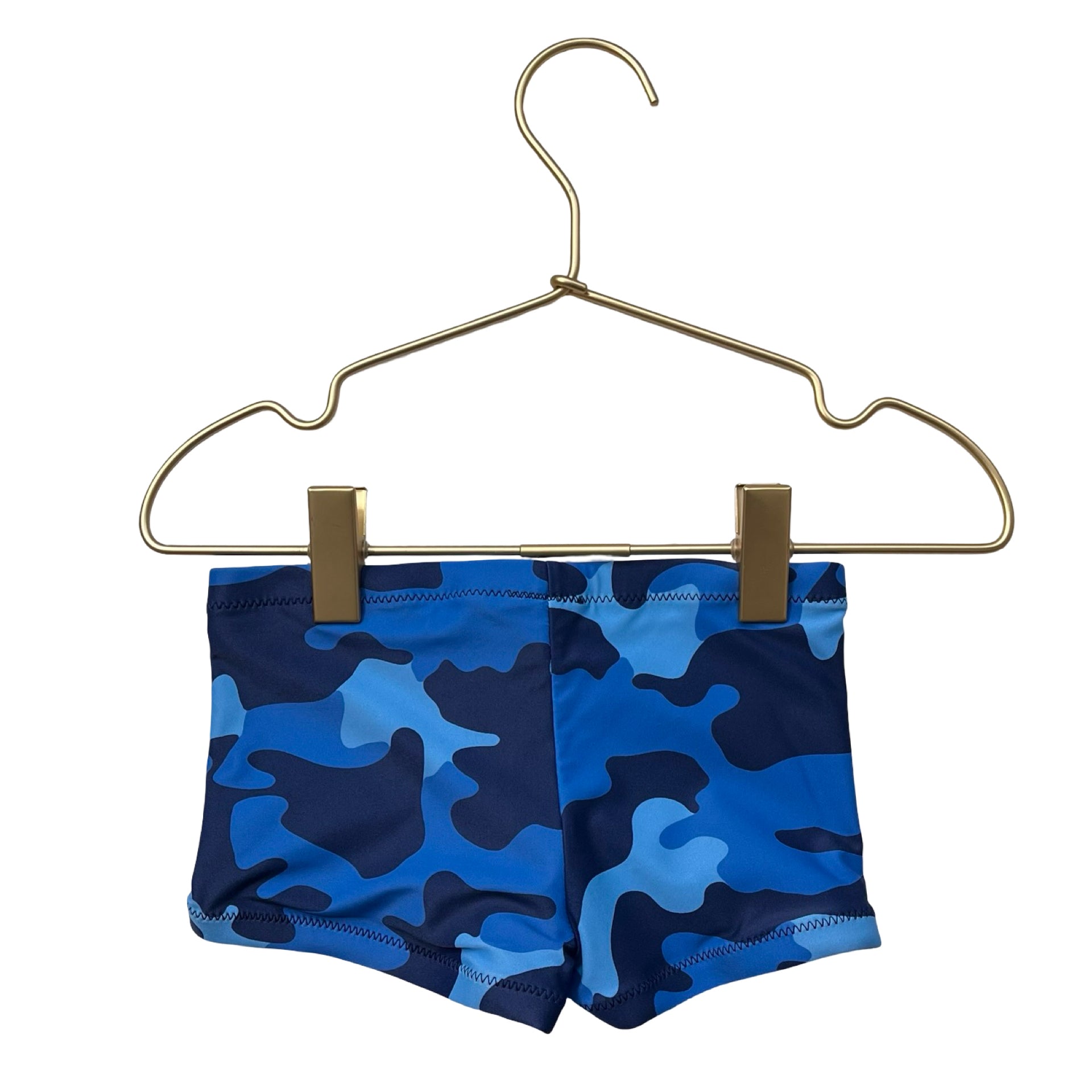 Primary Blue Camo Swim Suit - Size 2-3 Mo