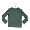 H&M Green Ribbed Polo Shirt - Size 5-6