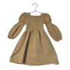 Monbebe Yellow Cotton Gauze Smocked Dress - Size M 2-3