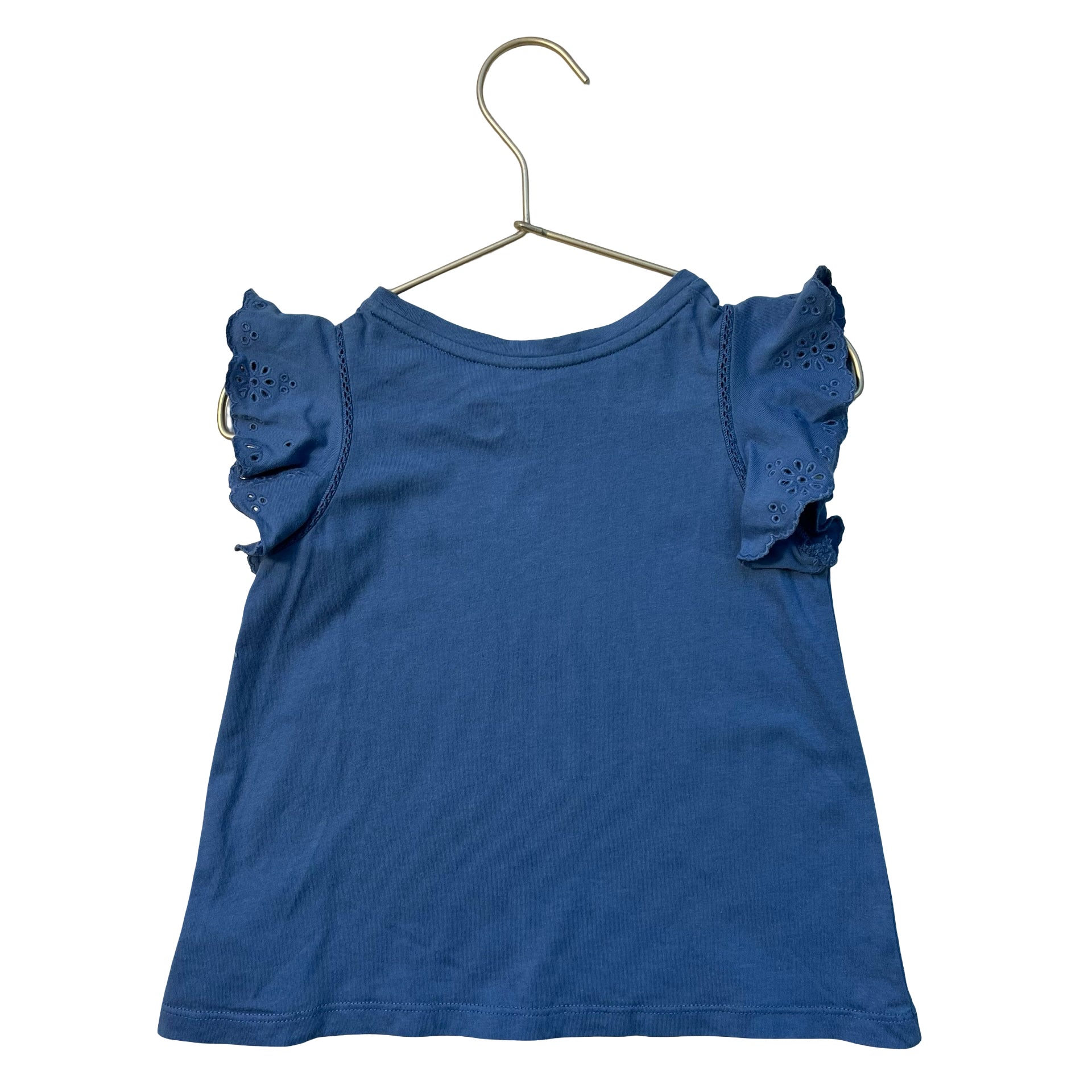 Polo Ralph Lauren Blue Eyelet T-Shirt - Size 3