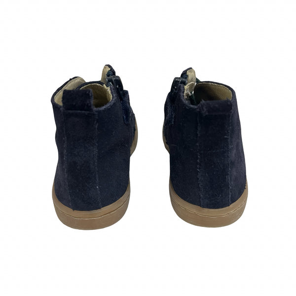 Jacadi Navy Suede Ankle Boots - Size 26 (9.5)