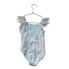 Shade Critters Light Blue Tie-Dye Eyelet Swim Suit - Size 4T