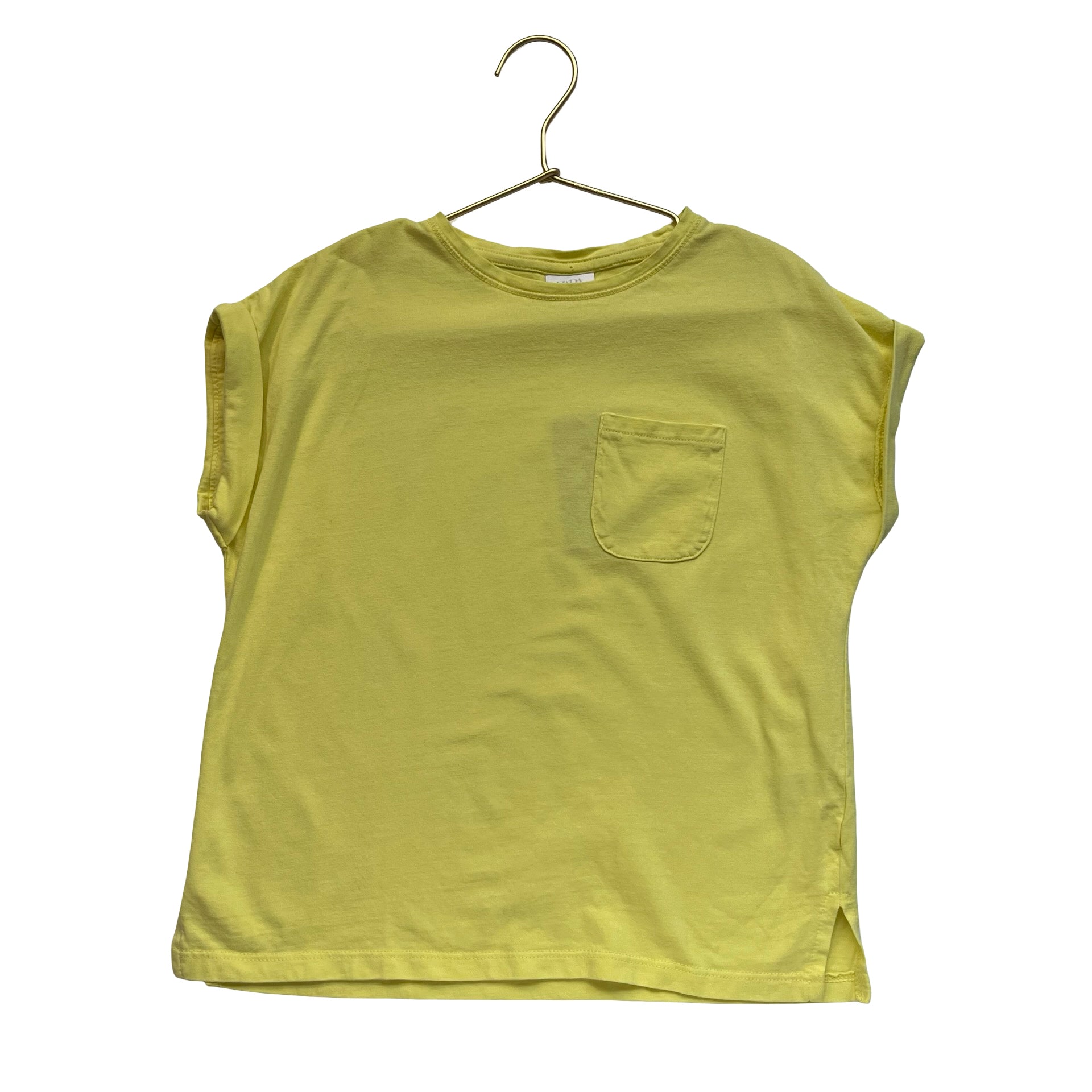 Zara Yellow T-Shirt - Size 6-7