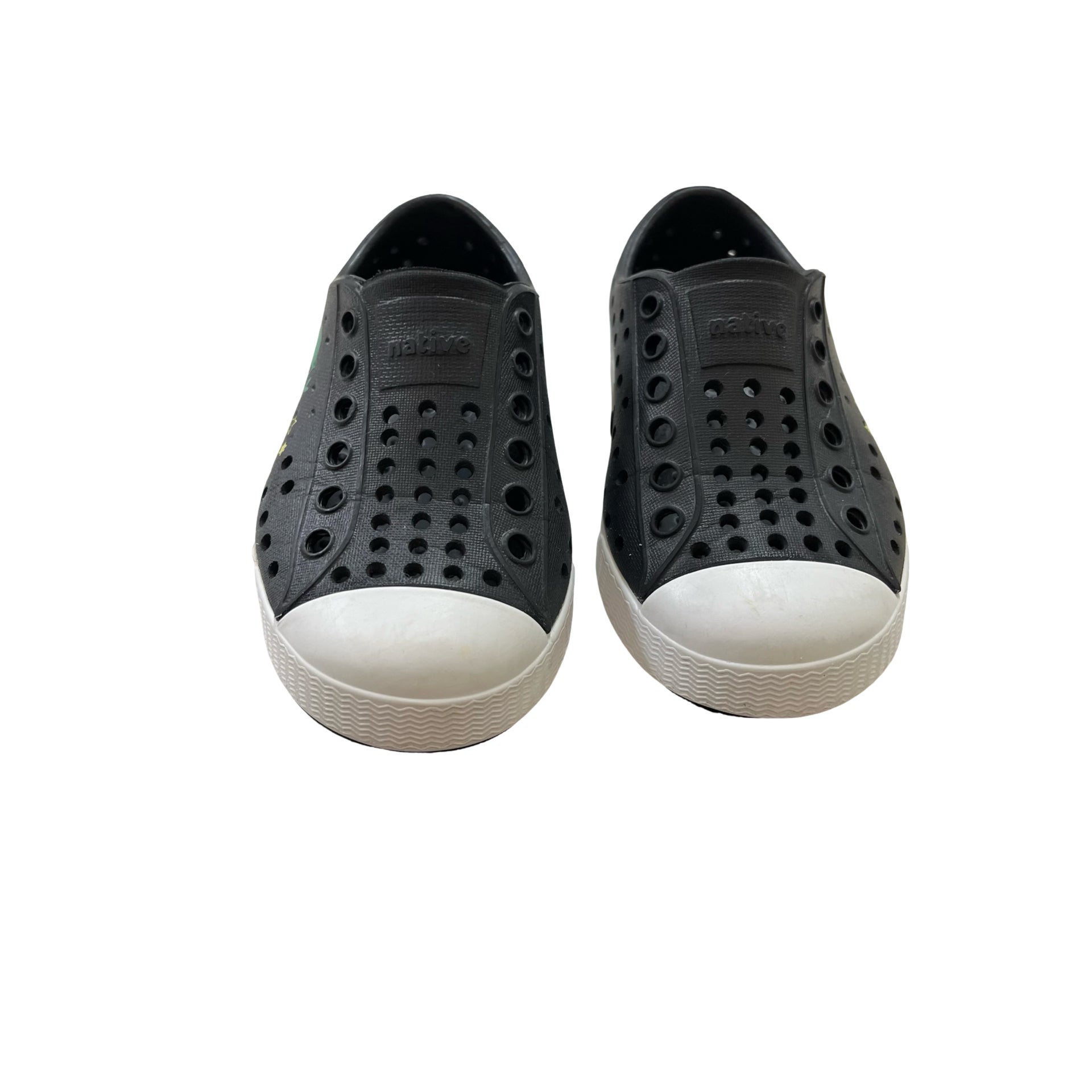 Native Jefferson Black Alien Graphic Shoes - Size C6